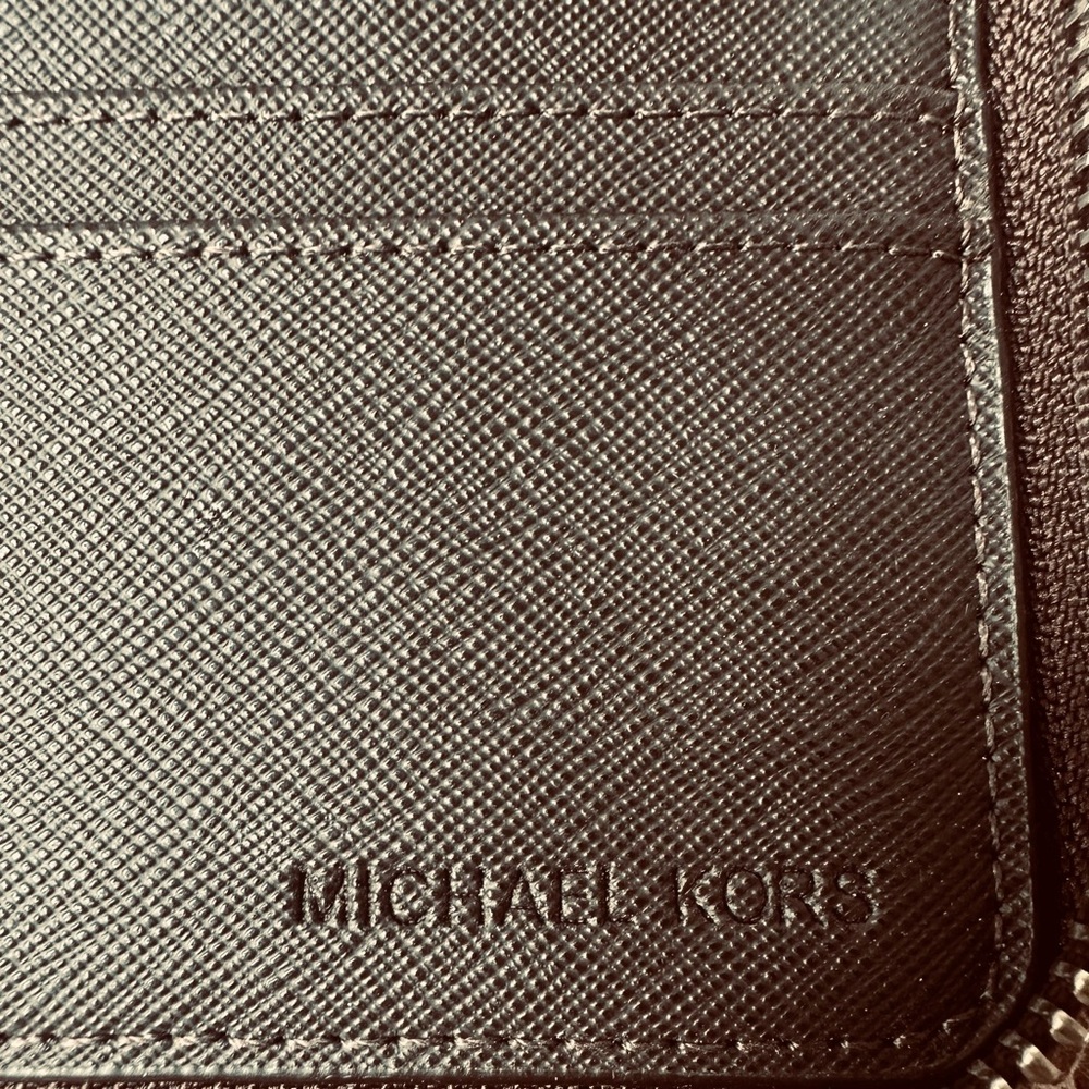 Michael Kors Beige And Brown Python Embossed Zip … - image 6